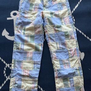 Kids Patchwork Plaid Pants By The Beaufort Bonnet Company NWT Size 11